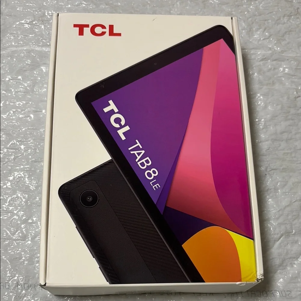 TCL Black Tablet Sleek Design with Vibrant Display